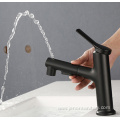 Premium Bathroom Pull Out Black Basin Waterfall Faucet
